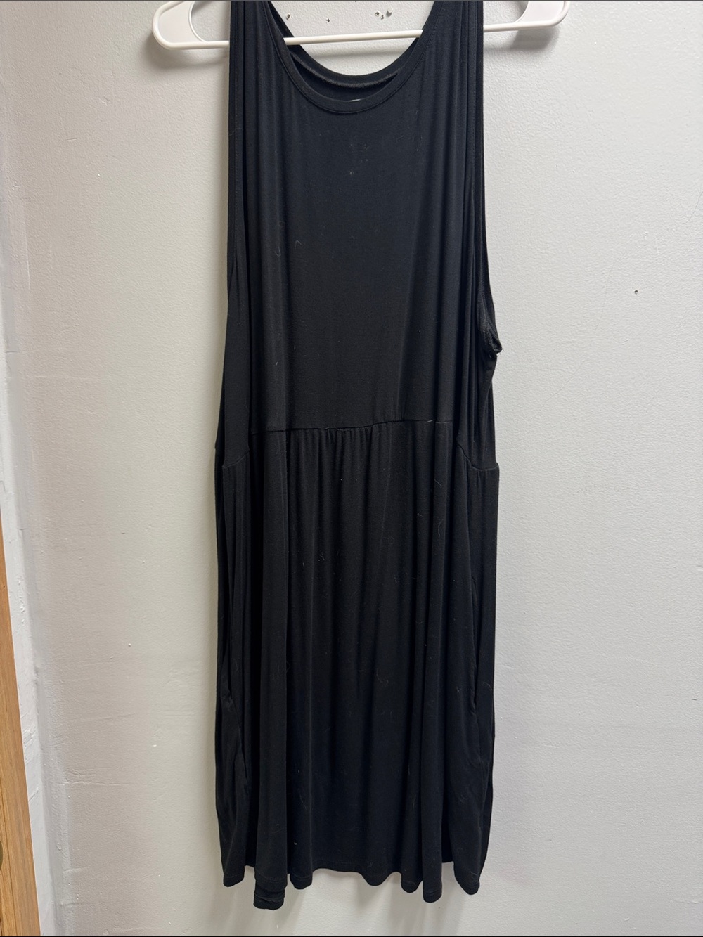 Maurices Black Sleeveless Midi Dress with Pockets